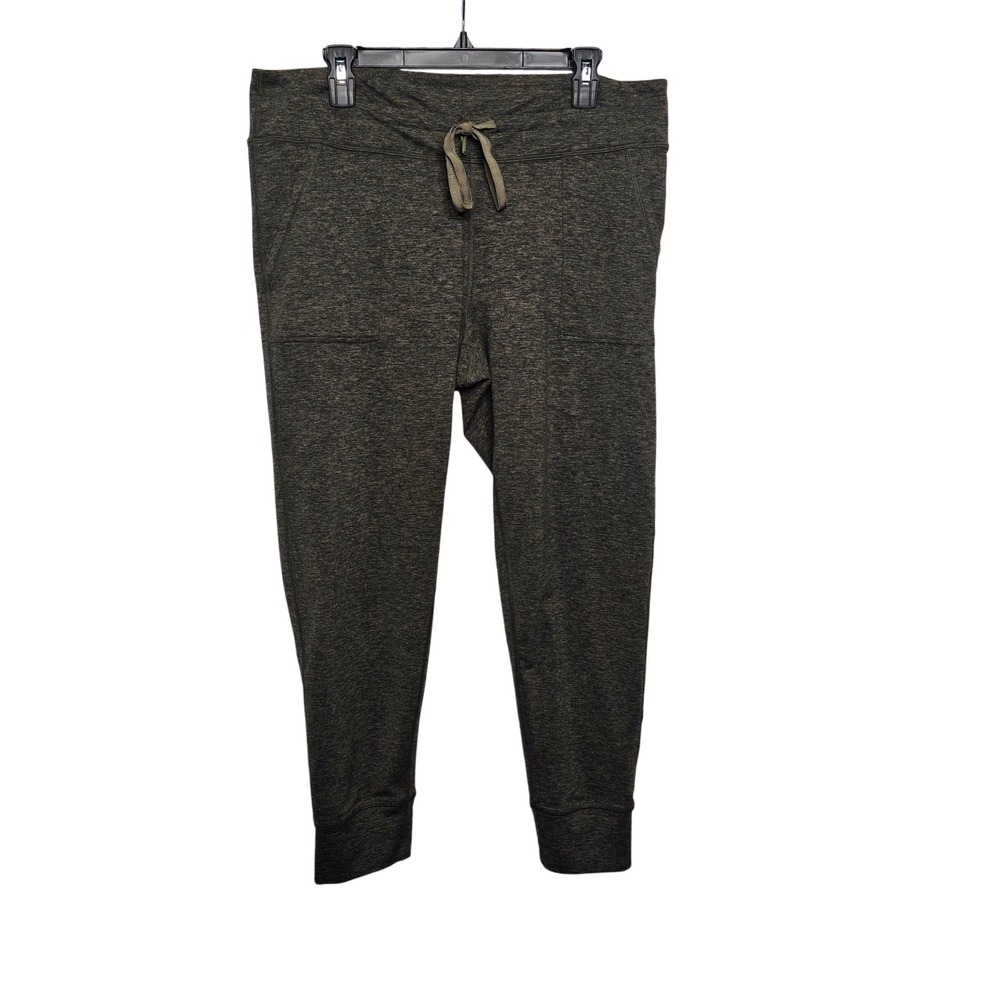 Aerie‎ Joggers Womens XXL Brown Chill Play Move Heathered Drawstring Sweatpants